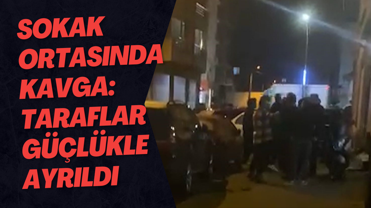 Bolu’da sokak ortasında kavga: Taraflar güçlükle ayrıldı