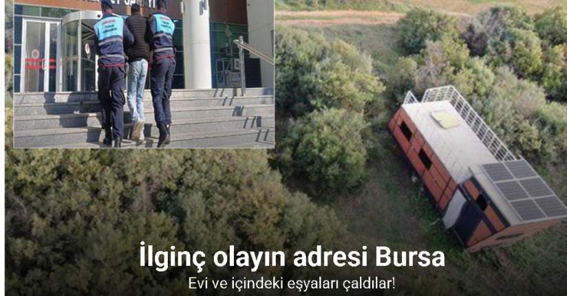 Şaka değil gerçek...Evi içindeki eşyalarla çaldılar