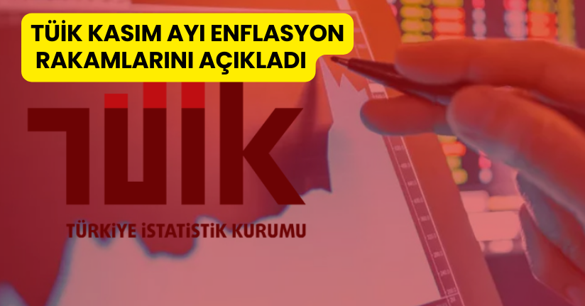 TÜİK Kasım Ayı Enflasyon Rakamlarını Açıkladı