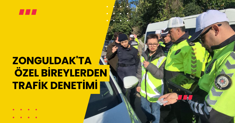Zonguldak'ta Özel Bireylerden Trafik Denetimi