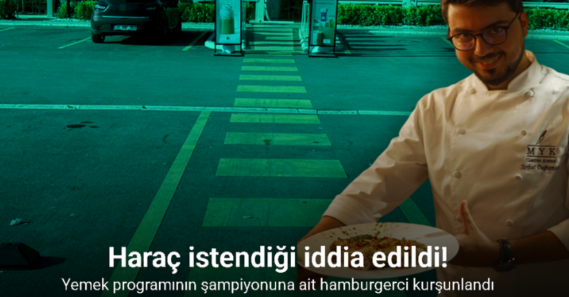 Yemek programının şampiyonuna ait hamburgerci kurşunlandı