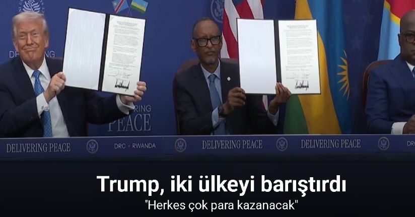 Trump’ın arabuluculuğunda Ruanda ve Kongo Demokratik Cumhuriyeti barış anlaşması imzalandı