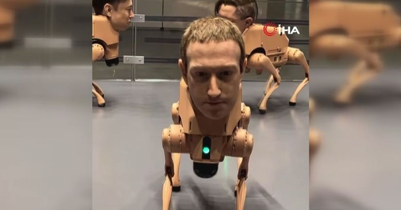 Milyardelerin yüzlerini taşıyan robot köpekler büyük ilgi çekti