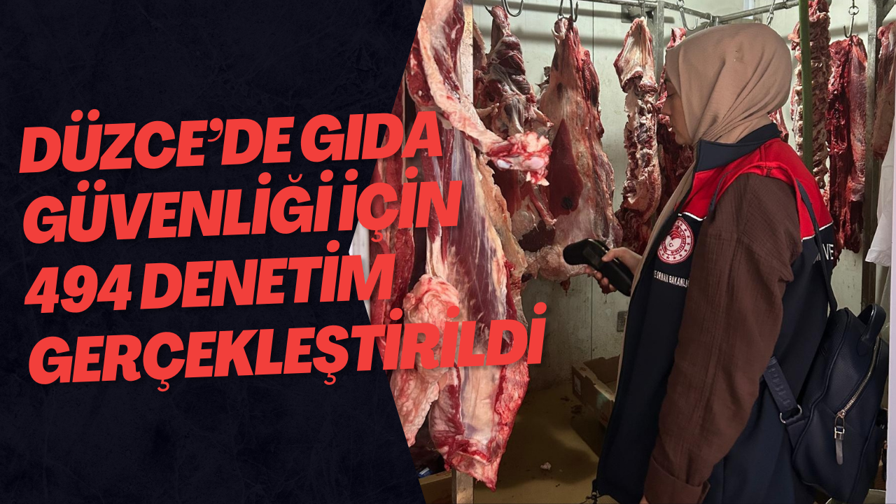 Düzce’de Gıda Güvenliği İçin 494 Denetim Gerçekleştirildi