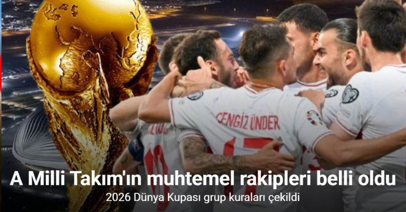 2026 Dünya Kupası’nda Türkiye’nin muhtemel rakipleri belli oldu
