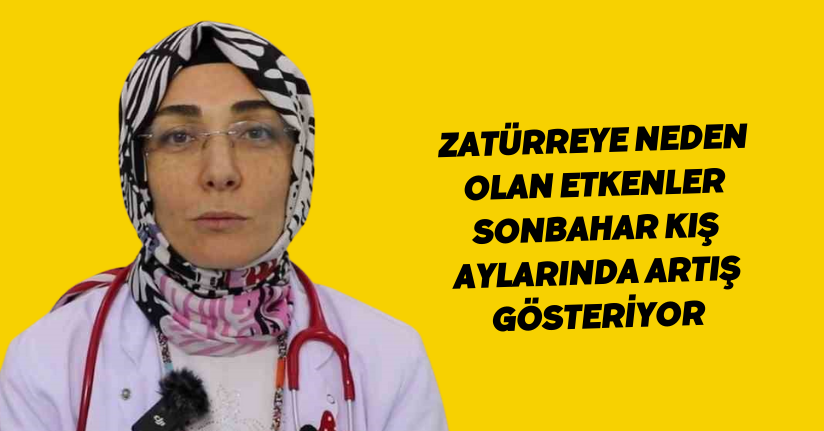 Zatürreye neden olan etkenler sonbahar kış aylarında artış gösteriyor