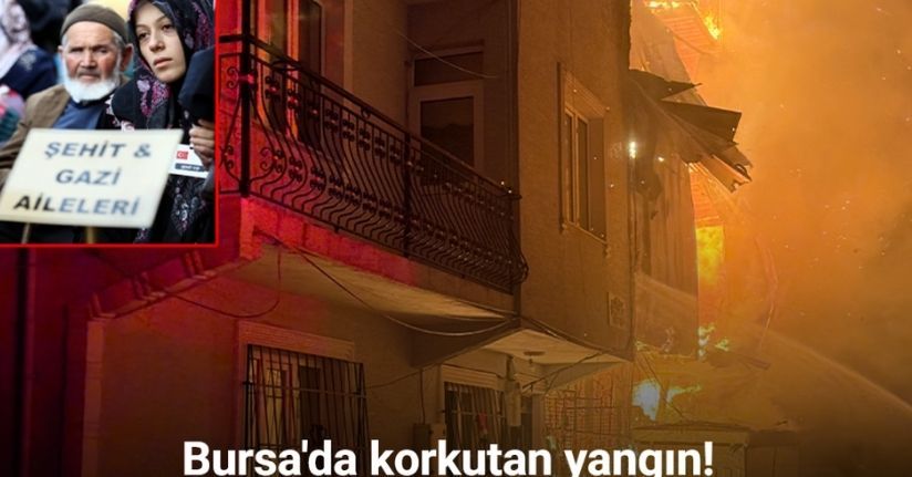 Şehit polisin babasının evi alevlere teslim olduŞehit polisin babasının evi alevlere teslim oldu