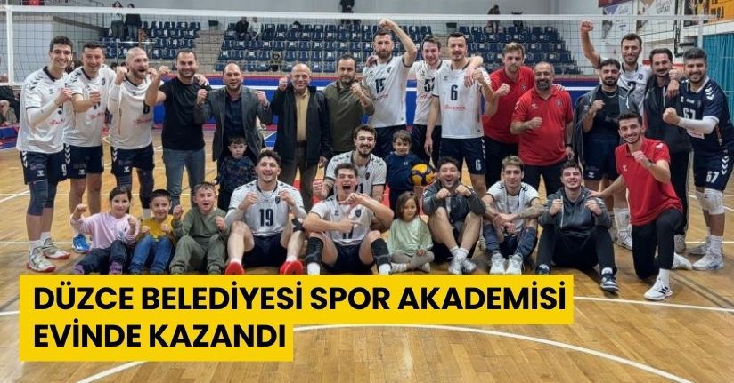  Düzce Belediyesi Spor Akademisi Evinde Kazandı