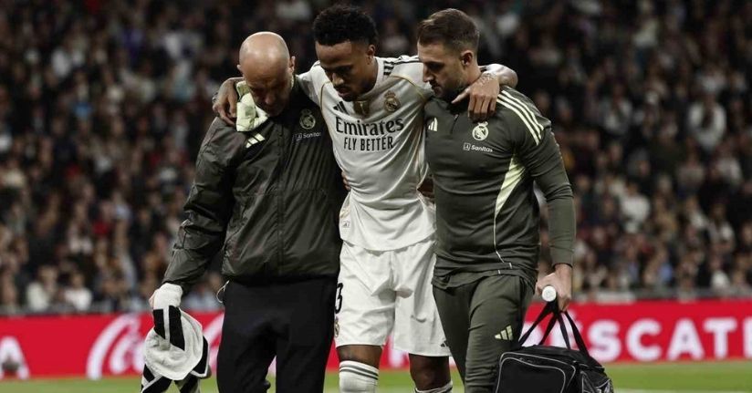Real Madrid’de Eder Militao, 4 ay sahalardan uzak kalacak