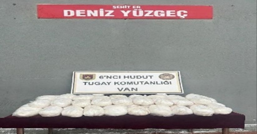 MSB: Van hudut hattında 50 kilo uyuşturucu ele geçirildi