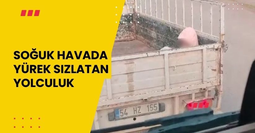 Soğuk havada yürek sızlatan yolculuk