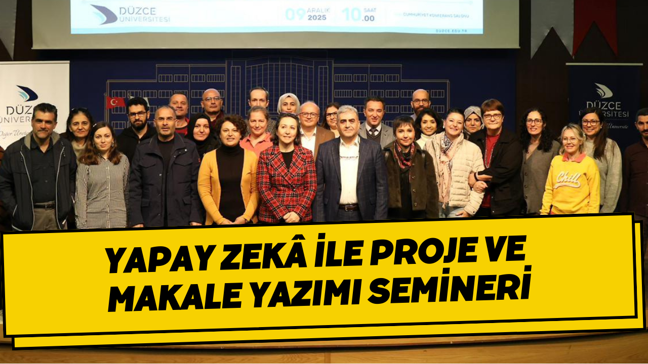 Yapay Zekâ ile Proje ve Makale Yazımı Semineri