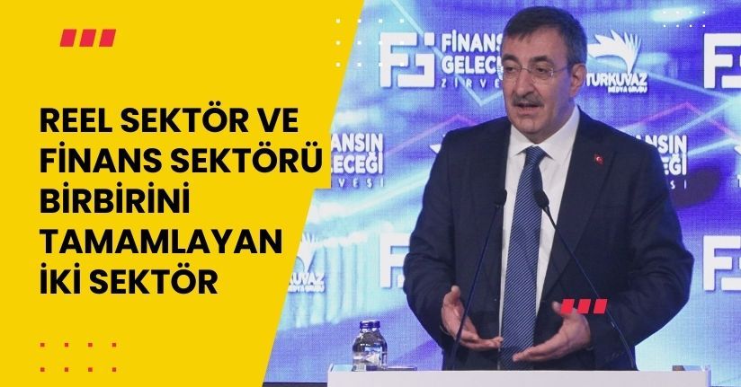 Reel sektör ve finans sektörü birbirini tamamlayan iki sektör