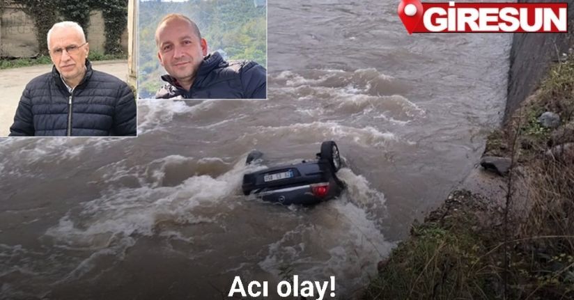 Mezar yeri bakmaya giderken dereye uçan araçta hayatlarını kaybettiler