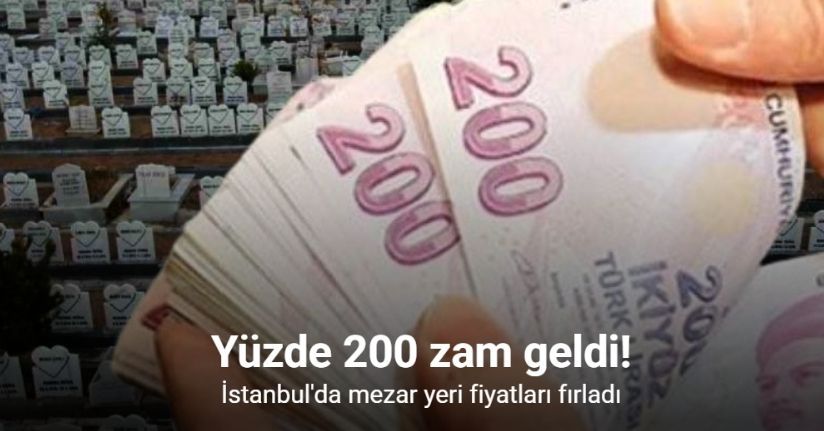 İstanbul’da mezarlık hizmetlerine yüzde 200 oranında zam