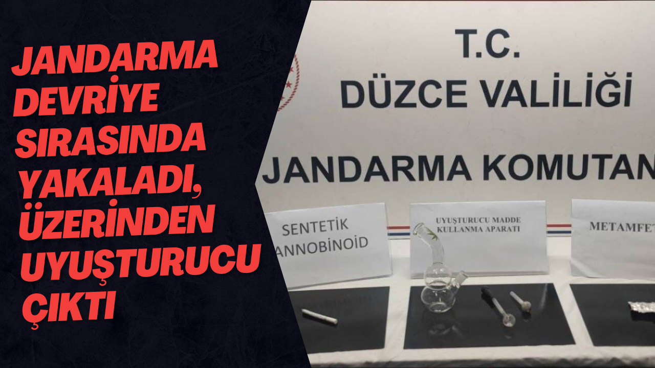 Jandarma Devriye Sırasında Yakaladı, Üzerinden Uyuşturucu Çıktı