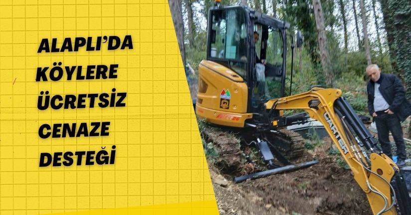 Alaplı’da köylere ücretsiz cenaze desteği
