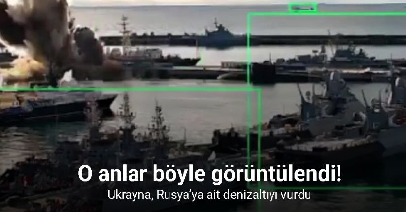 Ukrayna, Rusya’ya ait denizaltıyı vurdu