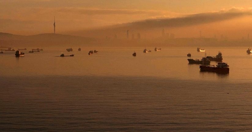 İstanbul’a çöken pus ve hava kirliliği dron ile görüntülendi