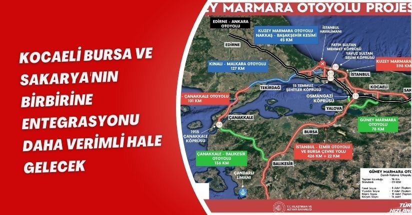 Bakan Uraloğlu: Kocaeli, Bursa ve Sakarya'nın birbirine entegrasyonu daha verimli hale gelecek