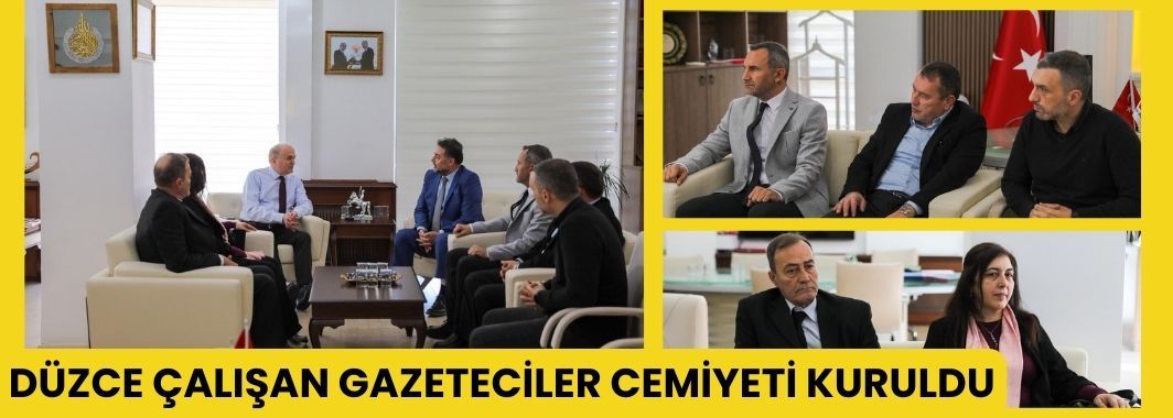 Düzce Çalışan Gazeteciler Cemiyeti Kuruldu