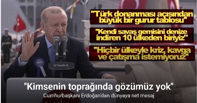 Cumhurbaşkanı Erdoğan: 