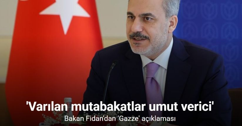 Bakan Fidan: 