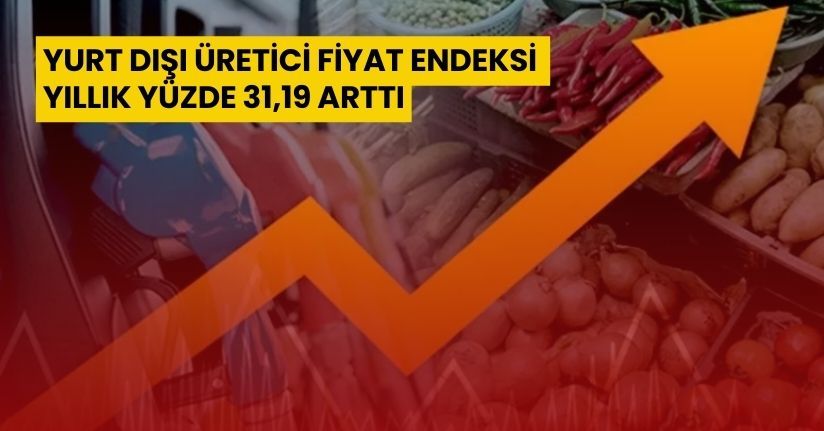 Yurt Dışı Üretici Fiyat Endeksi yıllık yüzde 31,19 arttı