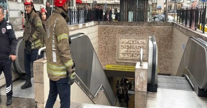 Şişhane metro istasyonunda raylara atlayan 1 kişi hayatını kaybetti