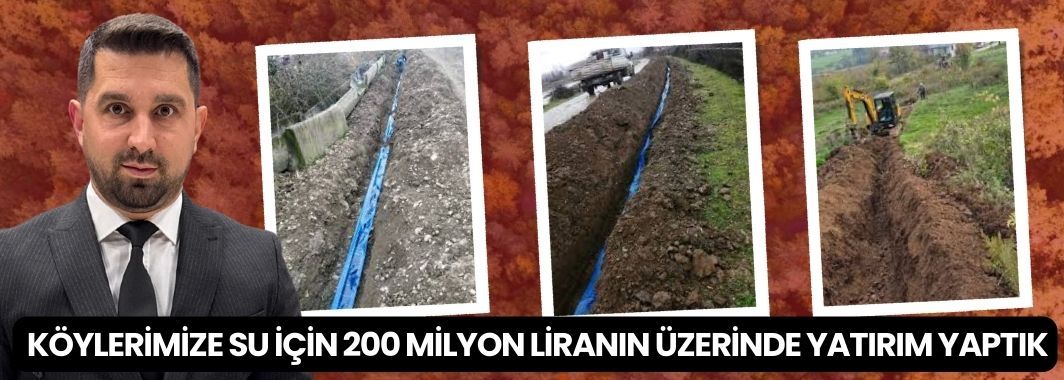 Fazlı Koç: Köylerimize Su İçin 200 Milyon Liranın Üzerinde Yatırım Yaptık