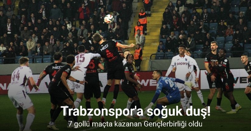 7 gollü düelloda Trabzonspor Başkent'ten çıkamadı