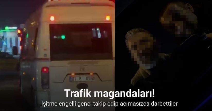 İşitme engelli genci takip edip acımasızca darbettiler