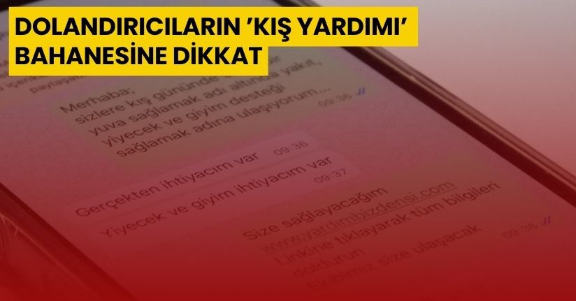 Dolandırıcıların ’kış yardımı’ bahanesine dikkat
