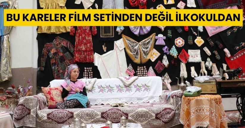 Bu kareler film setinden değil, ilkokuldan
