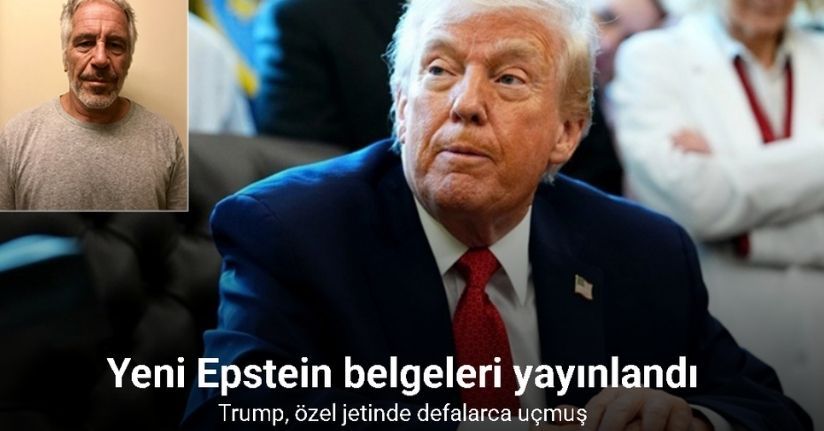 Yeni Epstein belgeleri yayınlandı: Trump, Epstein'ın özel jetinde defalarca uçmuş