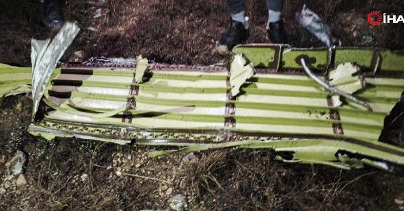 Ankara’da düşen uçağın enkazına ulaşıldı