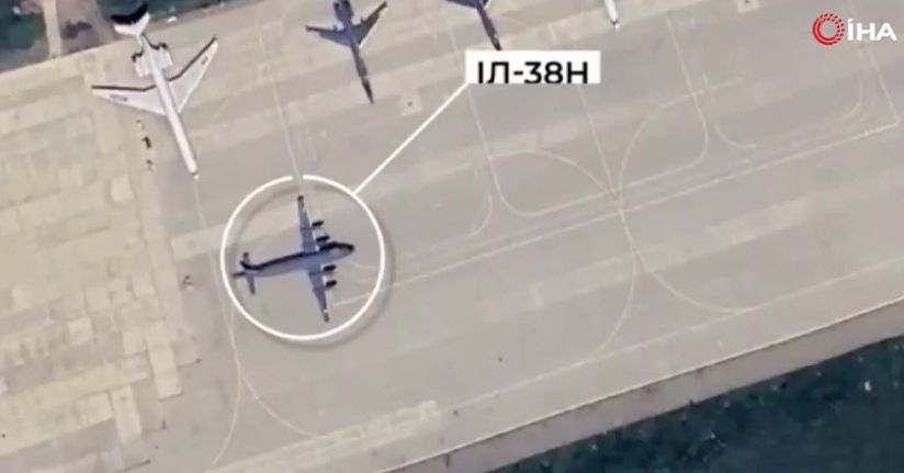 Ukrayna, Rus deniz devriye uçağını vurduğu anları paylaştı