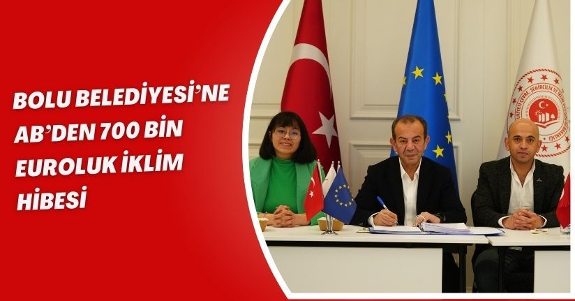 Bolu Belediyesi’ne AB’den 700 bin euroluk iklim hibesi