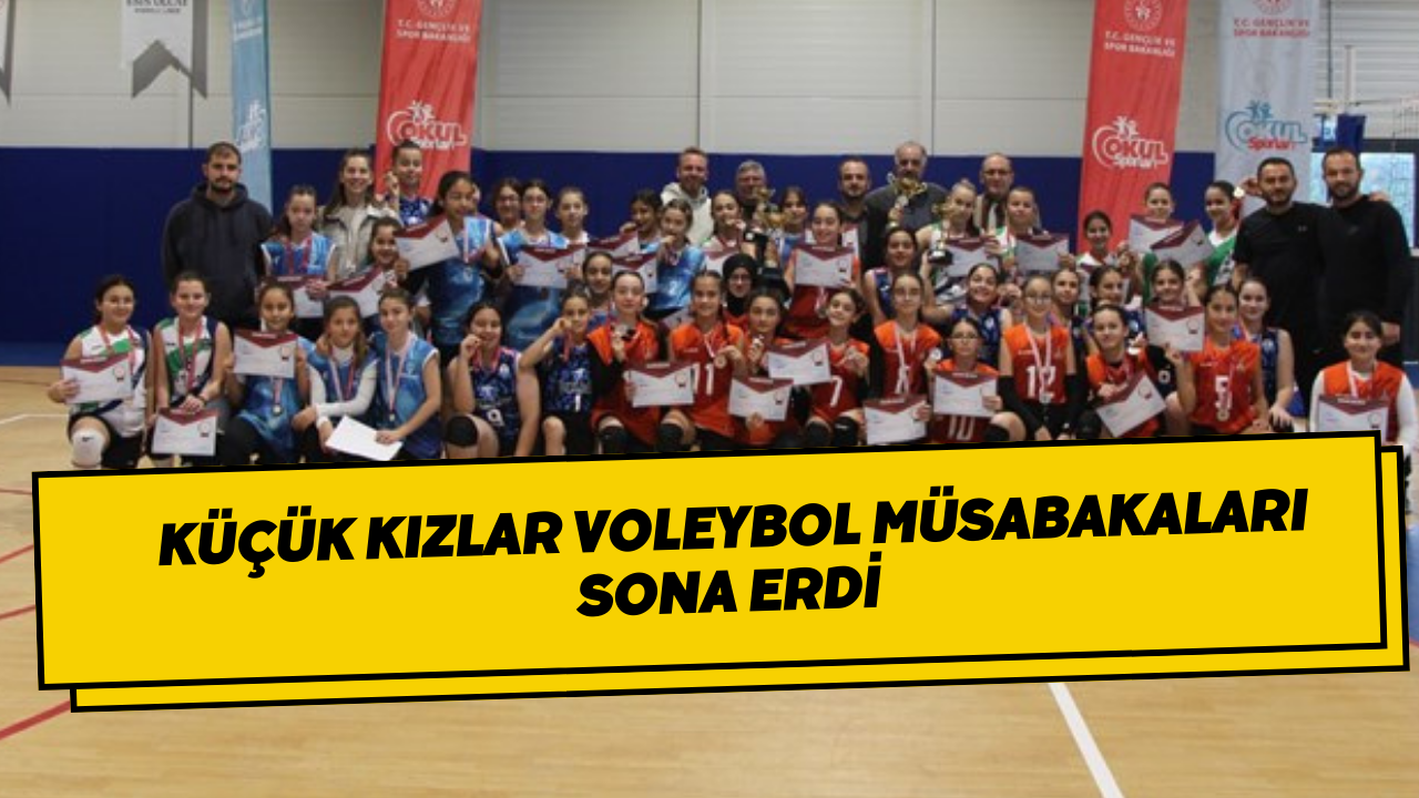 Küçük Kızlar Voleybol Müsabakaları Sona Erdi