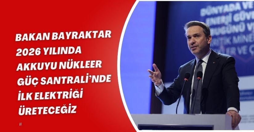 Bakan Bayraktar: 
