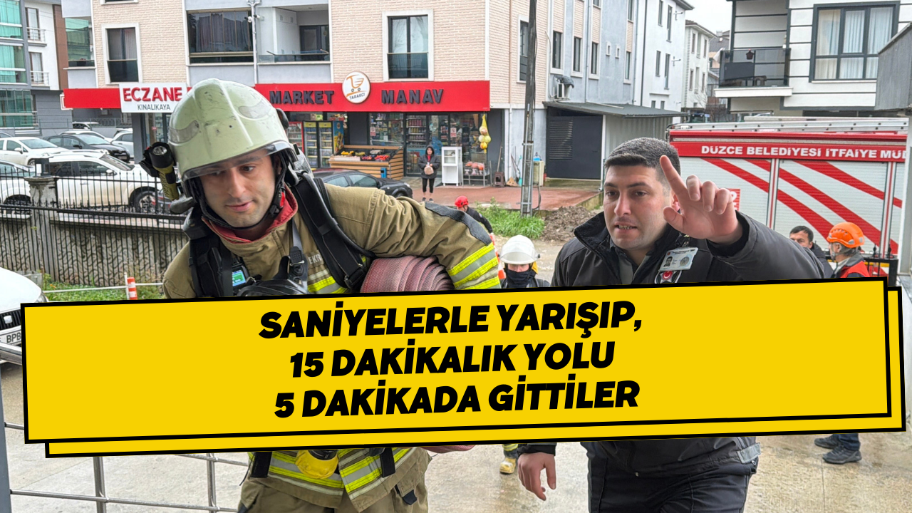Saniyelerle Yarışıp, 15 Dakikalık Yolu 5 Dakikada Gittiler