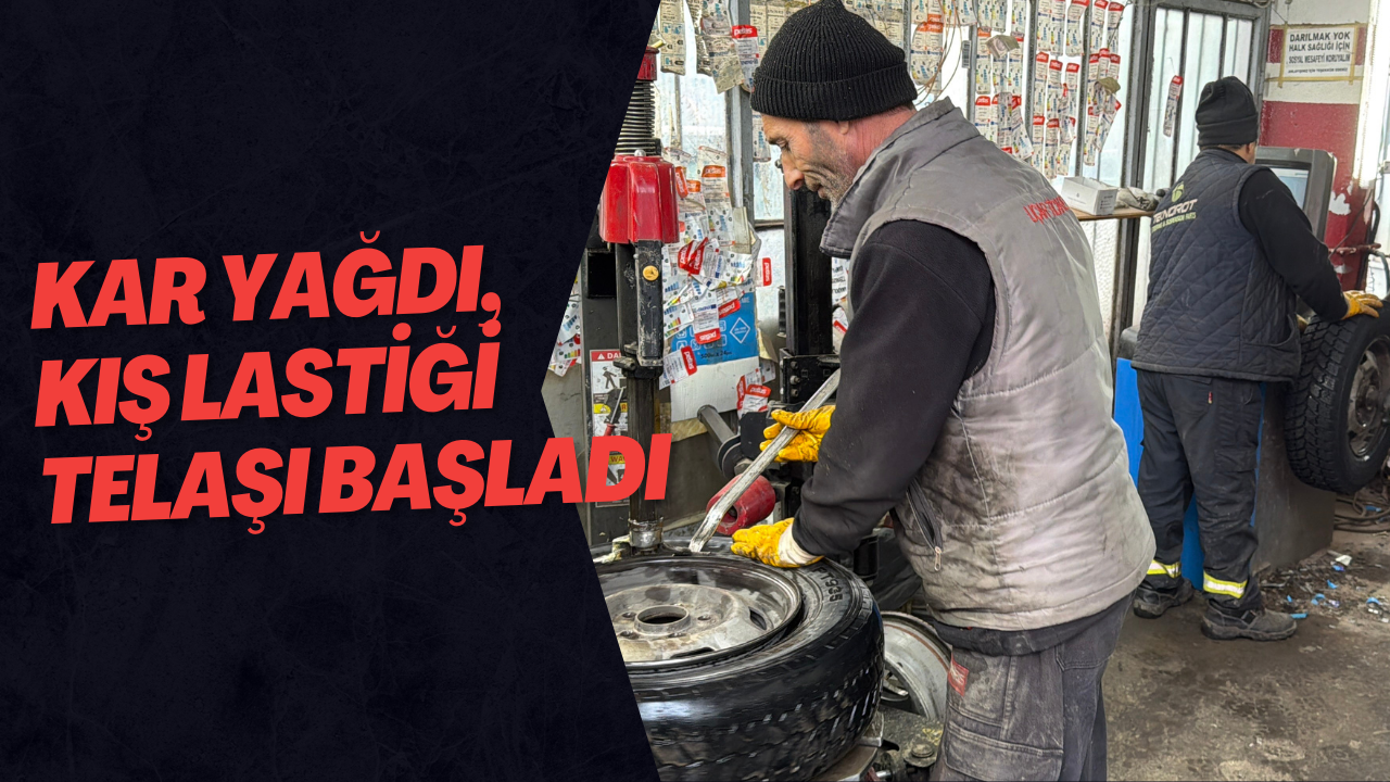 Kar Yağdı, Kış Lastiği Telaşı Başladı