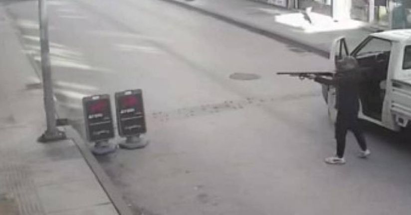 Ordu’da iş yerine uzun namlulu silahla saldırı: O anlar güvenlik kamerasında