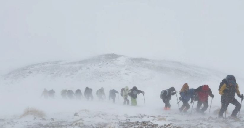 Artos Dağı’nda tipi ve fırtına: Dağcılar geri dönmek zorunda kaldı