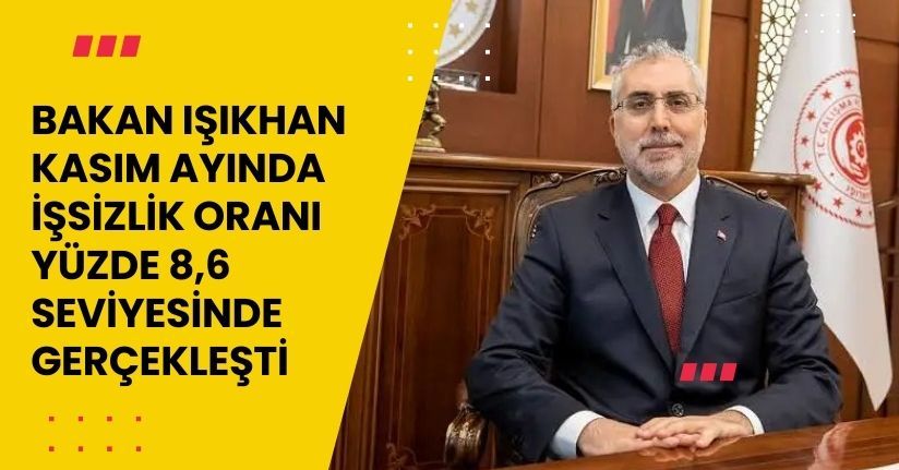 Bakan Işıkhan: 