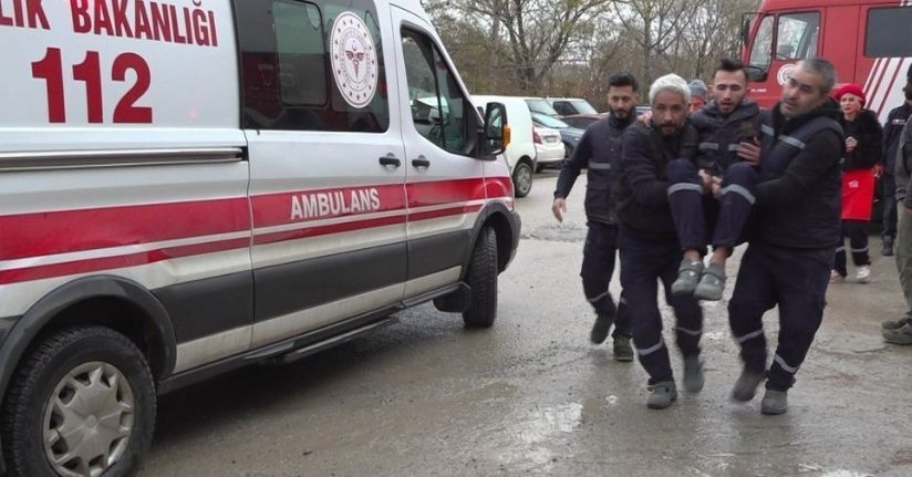 Beton fabrikasında yangın: 2 işçi dumandan etkilendi