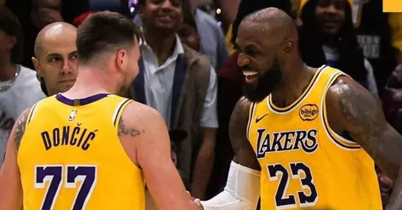 LeBron ile Doncic 30’ar sayı attı, Lakers deplasmanda kazandı
