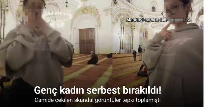 Camide çekilen görüntüler tepki toplamıştı, ifadesinin ardından serbest bırakıldı
