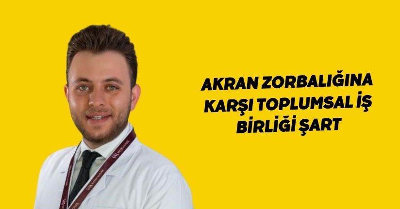 Akran zorbalığına karşı toplumsal iş birliği şart