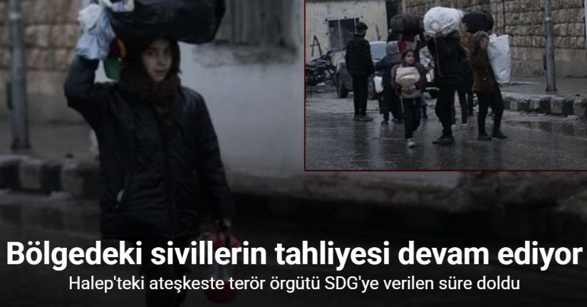 Halep'teki ateşkeste terör örgütü SDG'ye verilen süre doldu